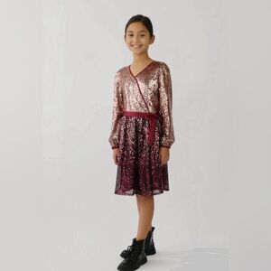 Us Angels Sienna Sequin Dress Size 16 Girls